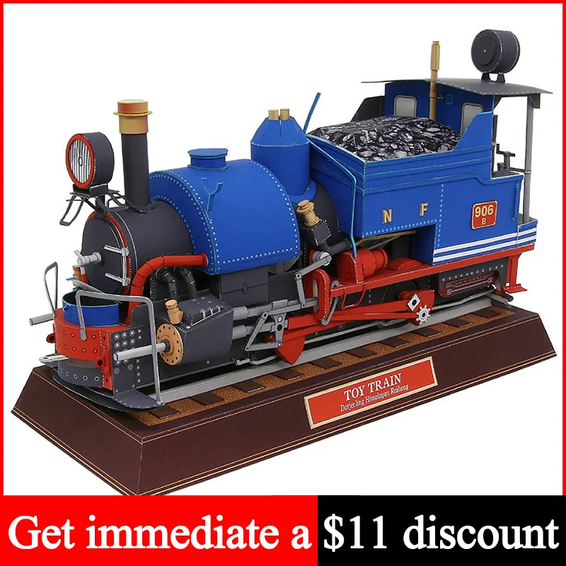 Art Craft Cardboard - Locomotives à vapeur de Train classique,