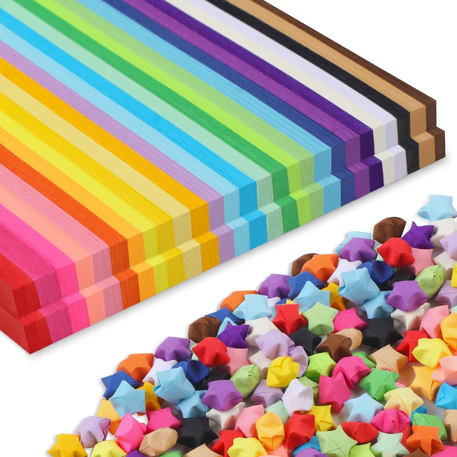 Art Craft With Paper - 1080/2160 feuilles de papier origami pour