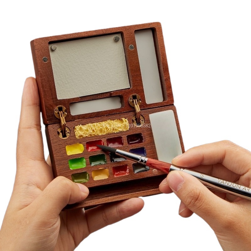 Boîte de peinture de voyage en - Gouache Paint Set avis et prix