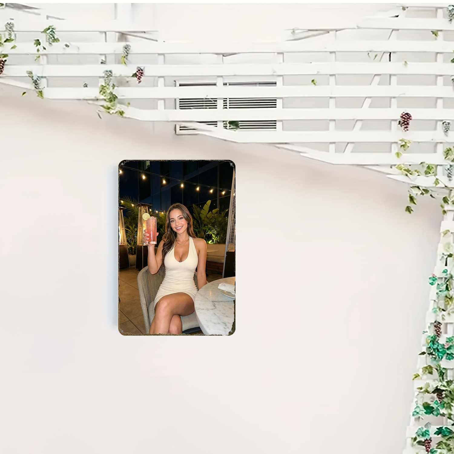 Panneau métallique vintage 2D, - Art Craft Bar avis et prix