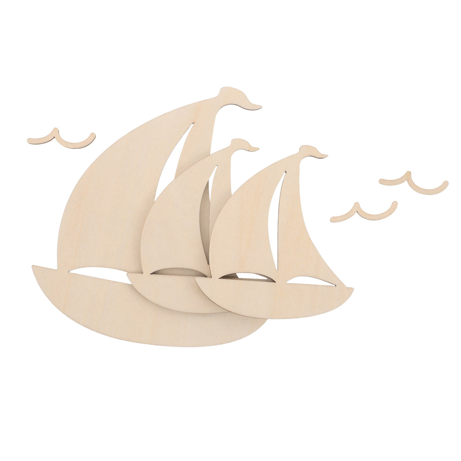 6 pièces de découpages en bois - Art And Craft For Nursery avis et prix