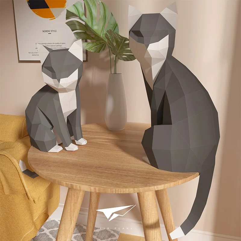 1 paire d'amoureux chat Animal - Art Craft Cardboard avis et prix