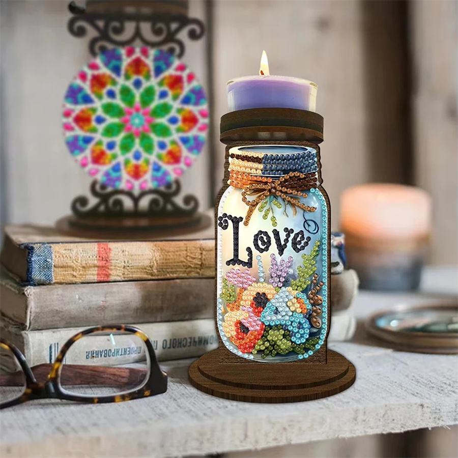 Porte-bougie d'amour, cadeau d - Art Craft Kit avis et prix