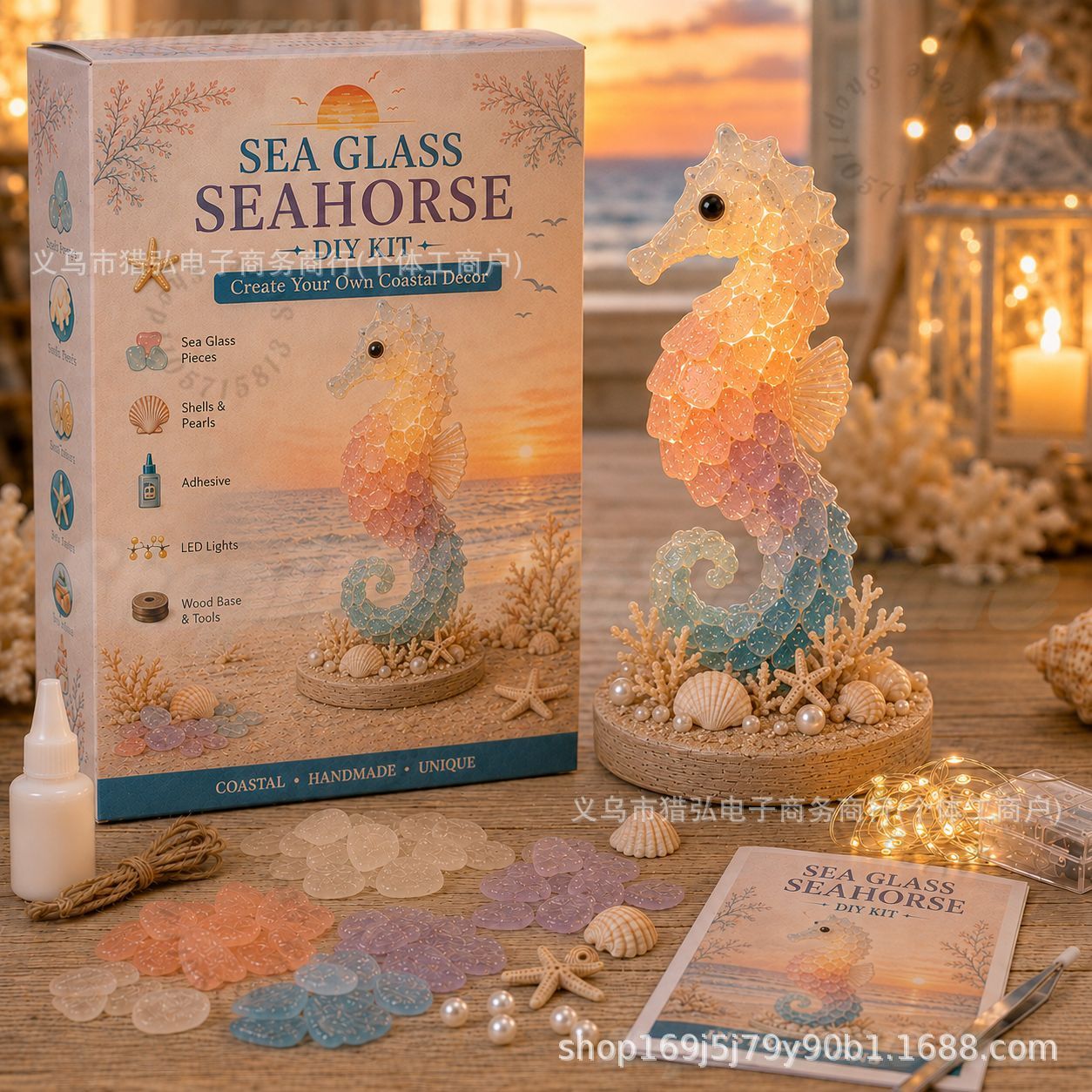 Kit de Lampe Méduse en Verre M - Art Craft Kit avis et prix
