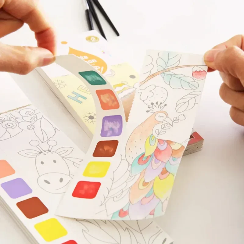Livre de peinture à l'aquarell - Gouache Paint Set avis et prix